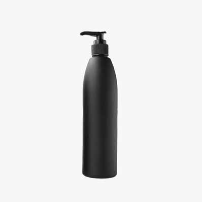 Wholesale 16oz black plastic soap pump dispenser for bathroom