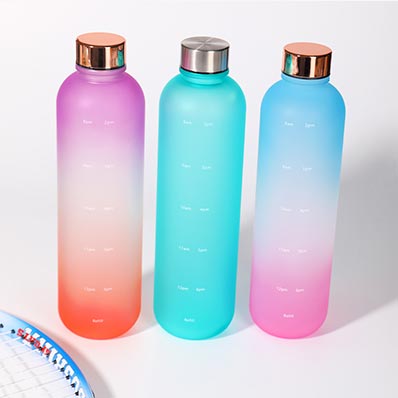 Colorful frosted 32oz plastic water drinking bottle bulk with factory price