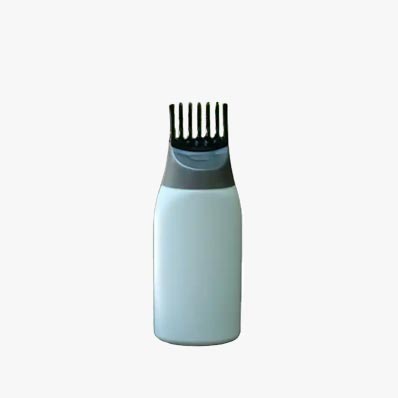 Salon Care colored 170ml PET hair dye root comb applicator bottle 