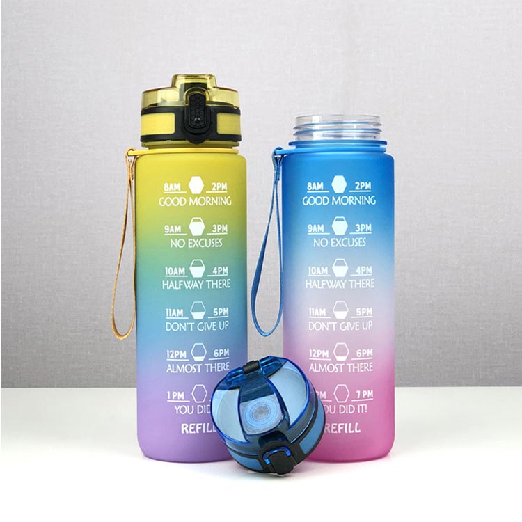 Custom color leak proof BPA free 1000ml plastic tritan sports drink bottle