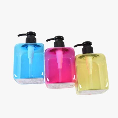 Best price clear PET 250ML square plastic lotion bottles