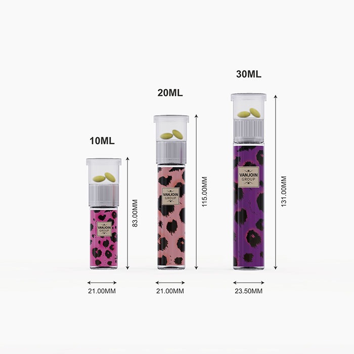 Creative New Model 2 in 1 Medicine Bottle Packaging Liquid Syrup Bottle Tablet Pill Organizer Bottle 10ml 20ml 30ml Travel Kit
